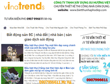 Tablet Screenshot of batdongsan5c.com